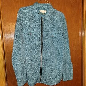 Michael Kors Fill Zip Blouse